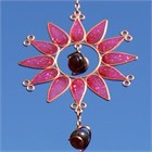 Sonnenblume Klangspiel, klein rosa