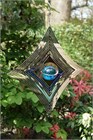 Diamant Windspinner mit Blauer Glaskugel